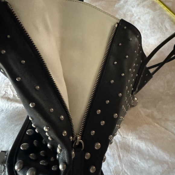 Alexander McQueen Black Studded Women's Tote - Picture 3 of 12